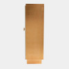 Global Views London Tall Cabinet - White Lacquer & Gold Leaf