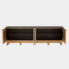Global Views Sorprendente Inlay Cabinet - Marble & Antique Brass