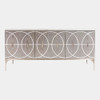 Global Views Holborn Collection Cabinet - Gray Oak & Mother-of-Pearl