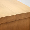Global Views Gypsum Console Cabinet - Selenite Sunburst & Brass