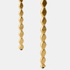 Global Views Pinkered Console Table - Pistachio Mist Marble & Gold Leaf