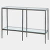 Global Views Laforge Console Table - Iron & Braised Brass