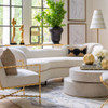 Global Views Lauren Sofa - Avoletta White