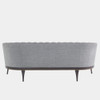 Global Views Connor Channel Back Sofa - Silversmith Silver Gray