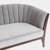 Global Views Connor Channel Back Sofa - Silversmith Silver Gray