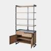Global Views Element Etagere - Aspen Gray & Spanish Marble