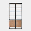 Global Views Element Etagere - Aspen Gray & Spanish Marble