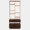 Global Views Oslo Etagere - Dark Brown Ash & Antiqued Iron