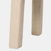 Global Views Tamu Dining Chair - Beige Upholstered