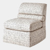 Global Views Bolster Slipper Chair - Truce Kona