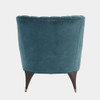 Global Views Duncan Chair - Dragonfly Velvet & Walnut