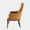 Global Views Evelyn Chair - Toast Velvet & Walnut