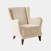 Global Views Lounge Chair - Vanilla Wide Wale Corduroy
