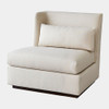 Global Views Alder Sectional Left Arm Chair - Moonstone