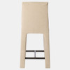 Global Views Tamu Counter Stool - Beige Upholstered