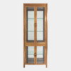 Global Views Apothecary Vitrine - Brass & Antiqued Mirror