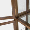 Global Views Apothecary Vitrine - Brass & Antiqued Mirror