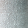Global Views Calcasieu Stone Stool - Shiny Blue & White