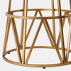 Global Views Circus Stool - Ivory Leather