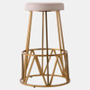 Global Views Circus Stool - Ivory Leather