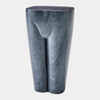 Global Views Femme Stool - Black Marble