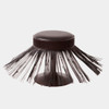 Global Views Grace Swivel Stool - Black Leather