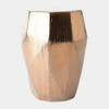 Global Views Origami Garden Stool - Bronze