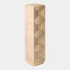 Global Views Stilo Pedestal - Natural Oak