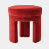 Global Views Papu Stool - Cayenne