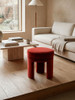 Global Views Papu Stool - Cayenne