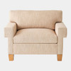 Global Views Zosia Square Arm Chair - Natural
