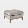 Global Views Laguna Ottoman - Gray