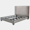 Global Views Argento Queen Bed - Silver Gray