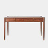 Global Views Triple Curve Desk - Walnut