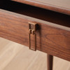 Global Views Triple Curve Desk - Walnut
