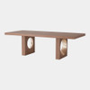 Global Views Oculus Dining Table - Nutmeg & Champagne