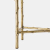 Global Views Spina 3-Legged Side Table - Brass