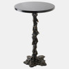 Global Views Melting Side Table - Black