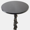 Global Views Melting Side Table - Black