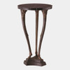 Global Views Ayala Leg Side Table - Bronze