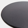 Global Views Faux Bois Side Table - Black Iron & Granite