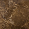 Global Views Pinkered Side Table - Emperador Marble