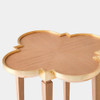 Global Views Quatrefoil Side Table