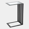 Global Views Tessa Cantilever Side Table - Bronze