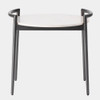 Global Views Retro Round Side Table - Gunmetal & White Marble