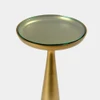 Global Views Minaret Accent Table - Satin Brass