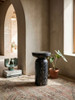 Global Views Tumble Accent Table - Golden Portoro Marble 