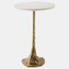 Global Views Lily Pad Table - Brass