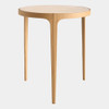Global Views Avvolto Table - Camel with Travertine