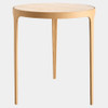 Global Views Avvolto Table - Camel with Travertine